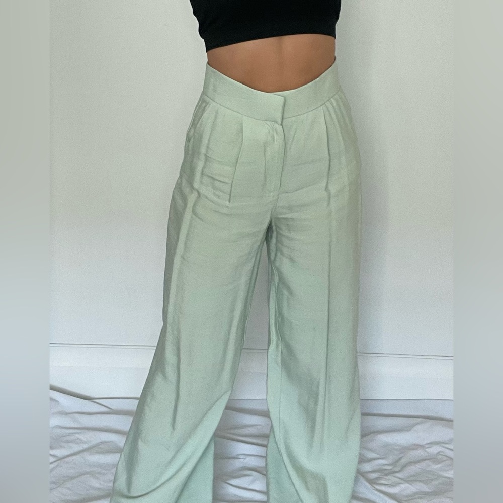 Mint green Zara pants